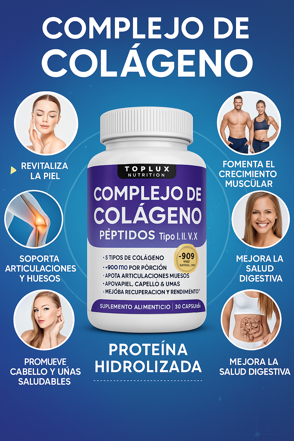 Colágeno Complex 5 en 1 60 cápsulas