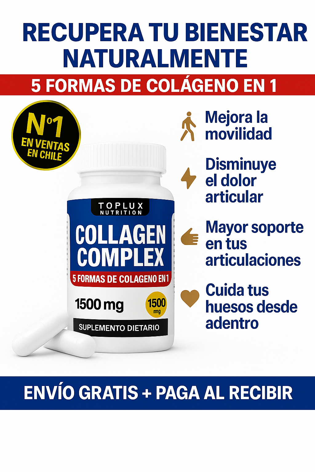 Colágeno Complex 5 en 1 60 cápsulas